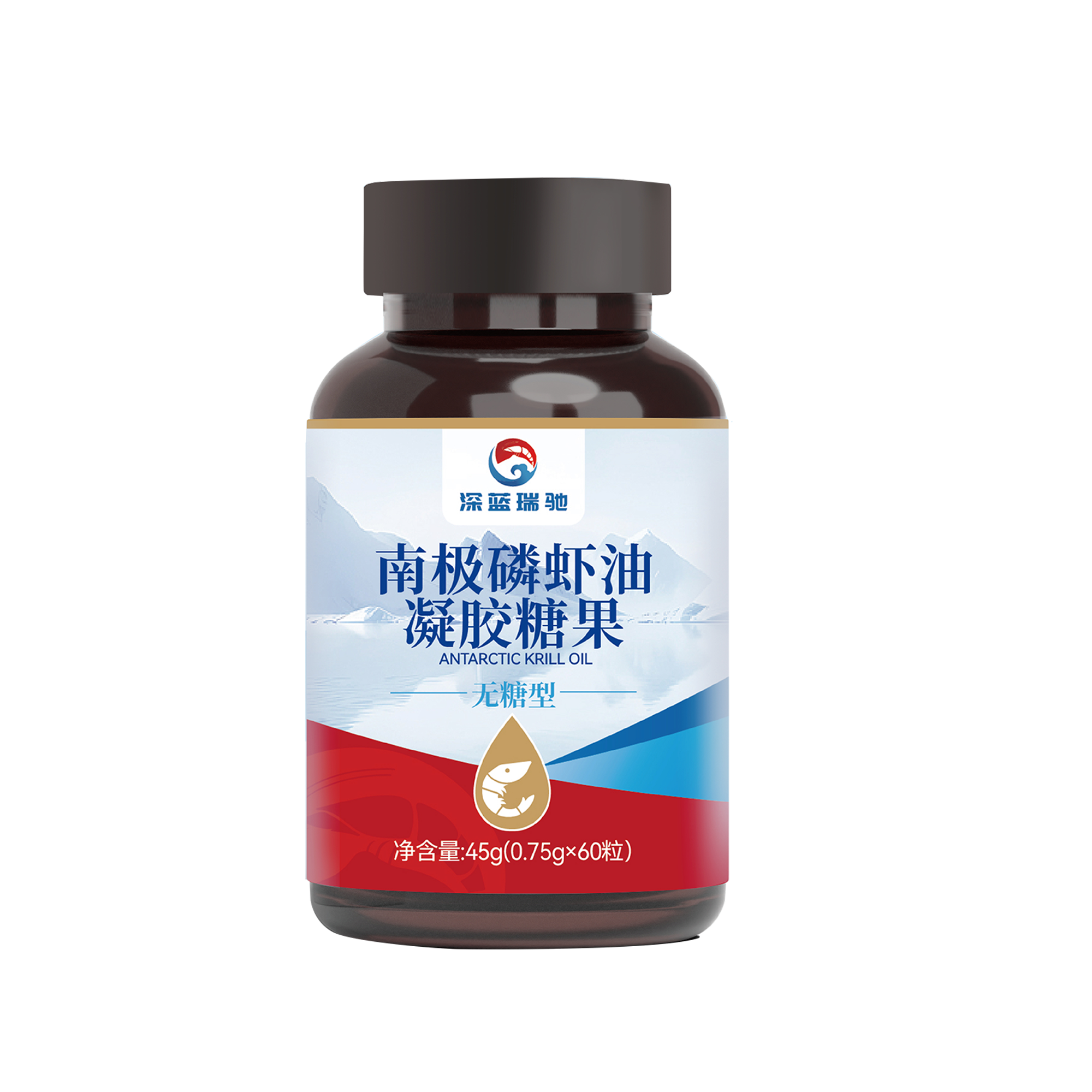 南极磷虾油凝胶果糖